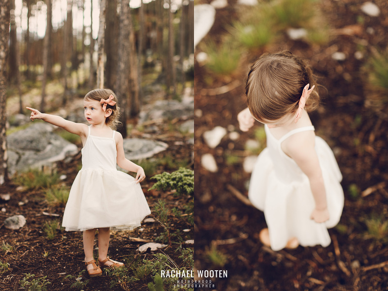 Denver mountain birthday session with little girl toddler in a tutu dress.